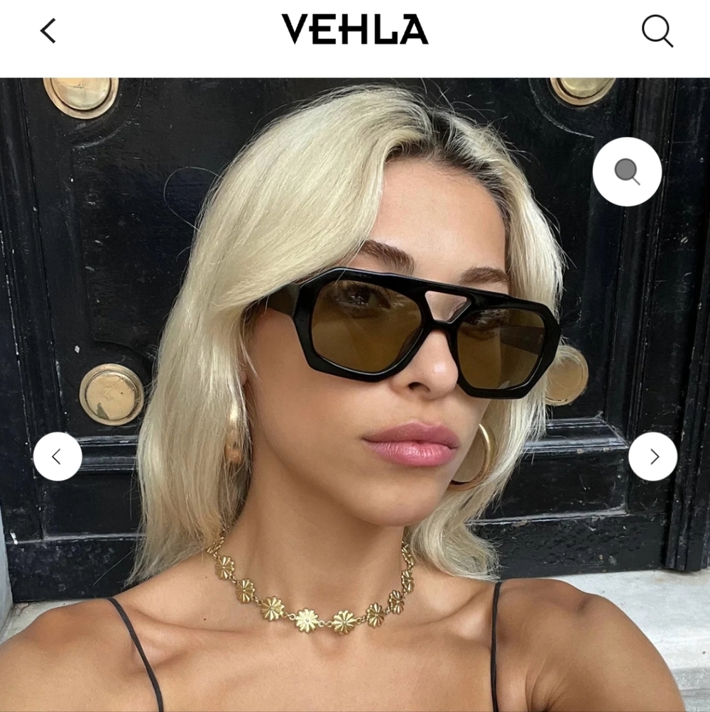 UNISEX Vehla Dark Frame RIVER Black/Khaki Sunglasses - Picture 12 of 13